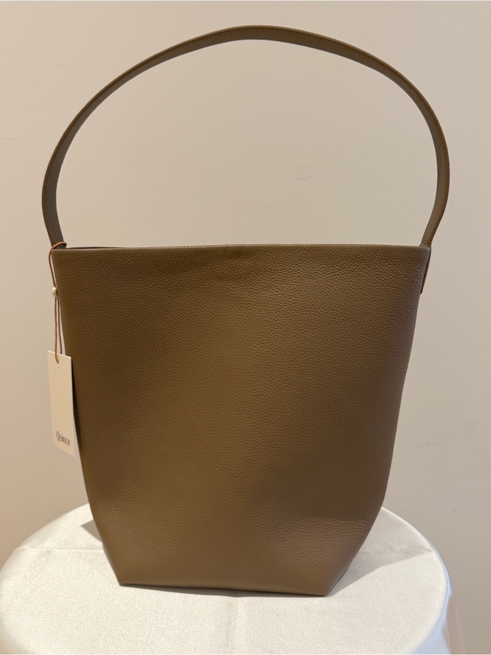 Classic Structured Women’s Tote Bag in Brown - Picture 7 of 12